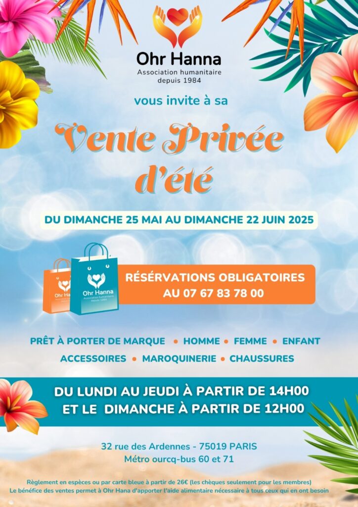ventes Ohr Hanna été 2025